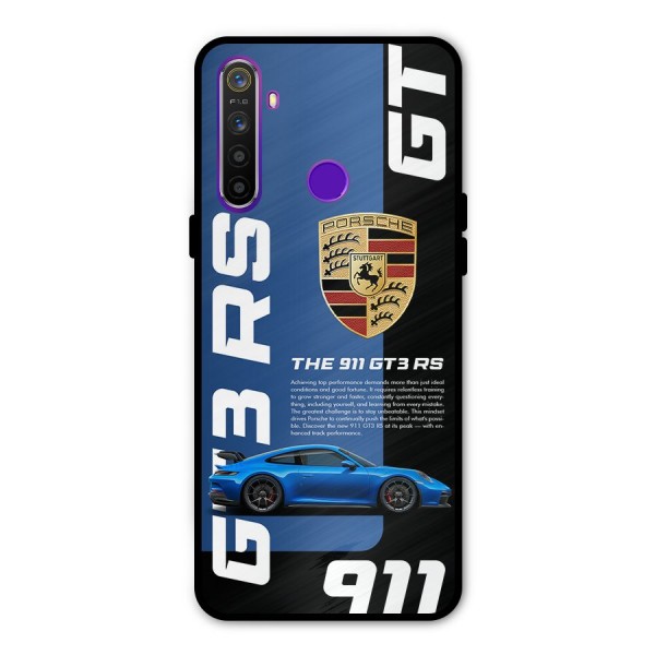 Hyper Car Metal Back Case for Realme 5