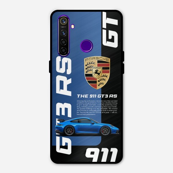 Hyper Car Metal Back Case for Realme 5 Pro