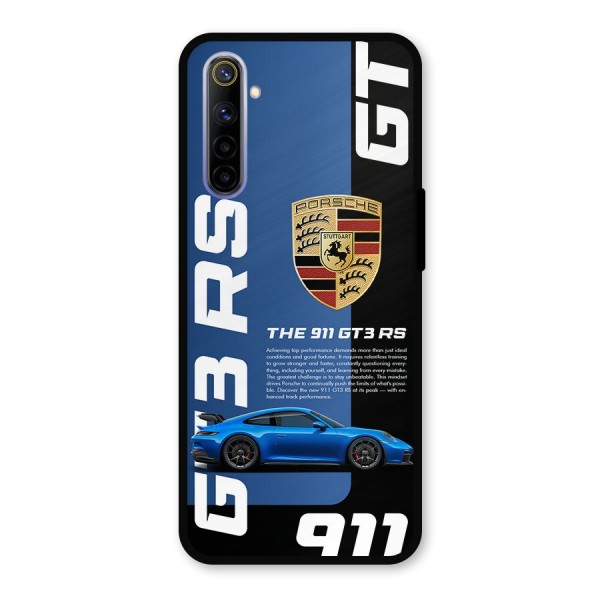 Hyper Car Metal Back Case for Realme 6