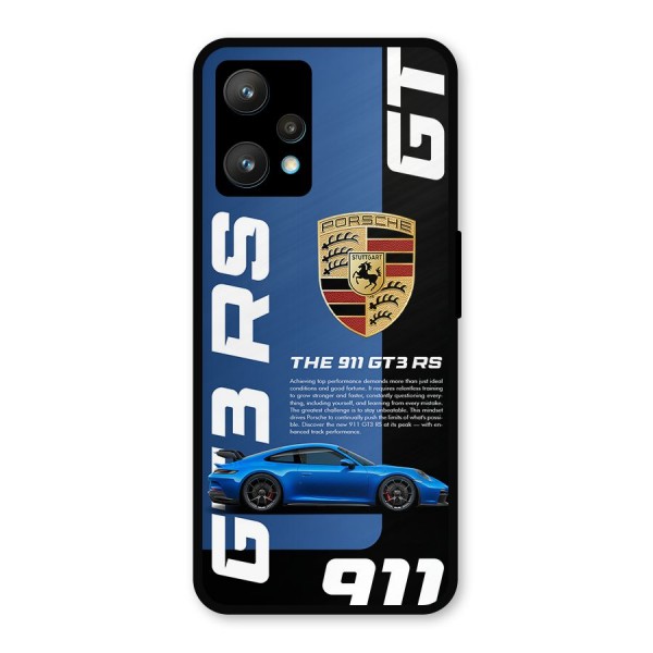 Hyper Car Metal Back Case for Realme 9