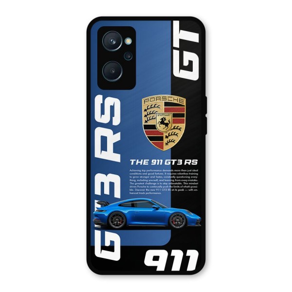 Hyper Car Metal Back Case for Realme 9i