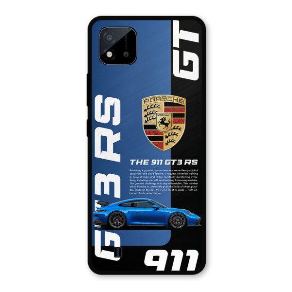 Hyper Car Metal Back Case for Realme C11 2021