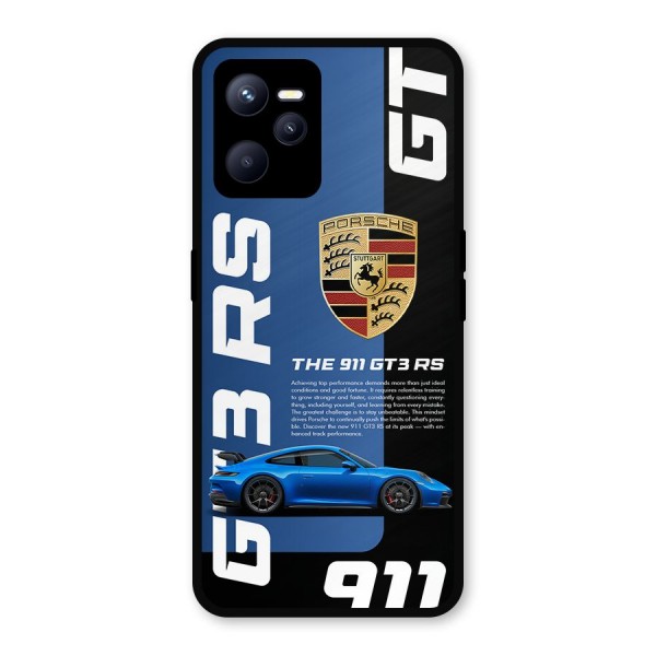 Hyper Car Metal Back Case for Realme C35