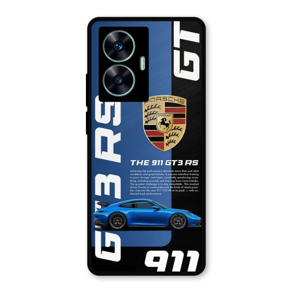 Hyper Car Metal Back Case for Realme C55