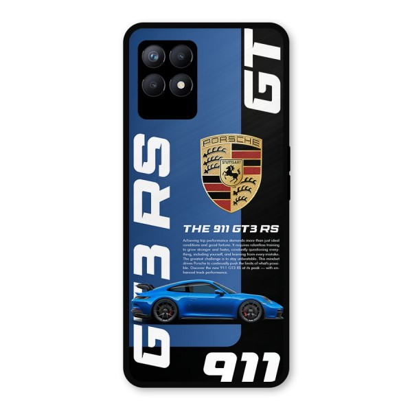 Hyper Car Metal Back Case for Realme Narzo 50