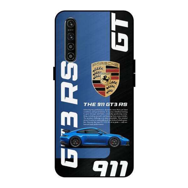 Hyper Car Metal Back Case for Realme XT