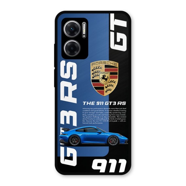 Hyper Car Metal Back Case for Redmi 11 Prime 5G