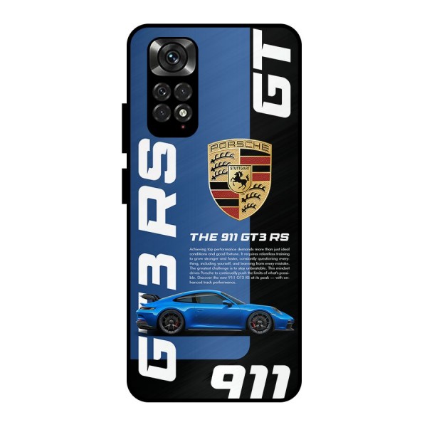 Hyper Car Metal Back Case for Redmi Note 11 Pro