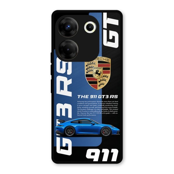 Hyper Car Metal Back Case for Tecno Camon 20 Pro