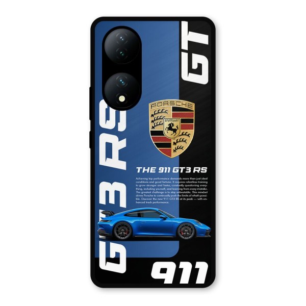 Hyper Car Metal Back Case for Vivo T2