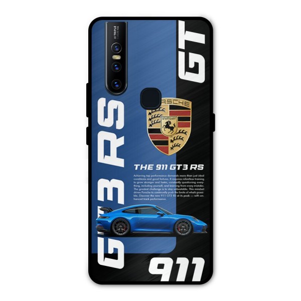 Hyper Car Metal Back Case for Vivo V15