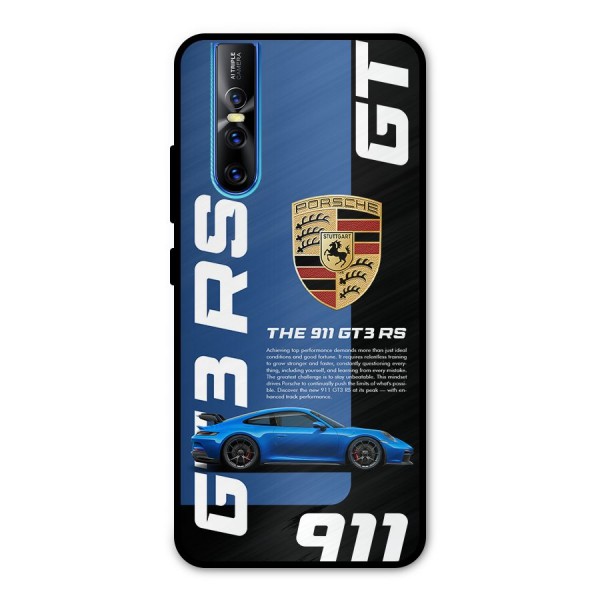 Hyper Car Metal Back Case for Vivo V15 Pro