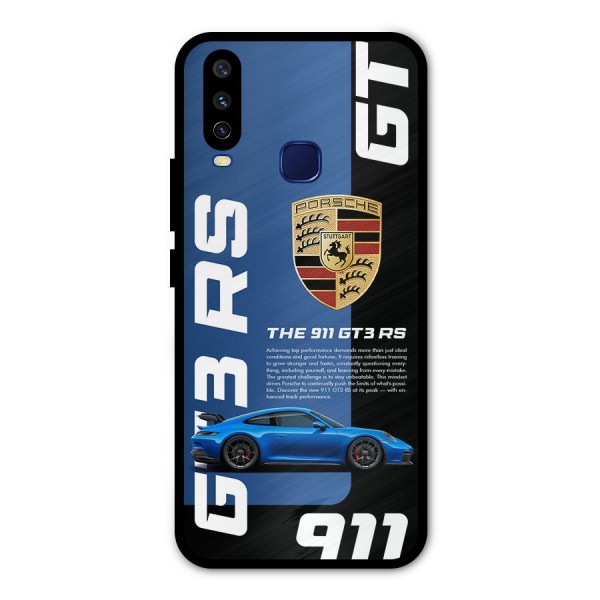 Hyper Car Metal Back Case for Vivo V17