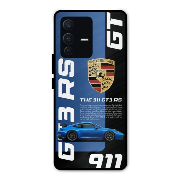 Hyper Car Metal Back Case for Vivo V23 Pro