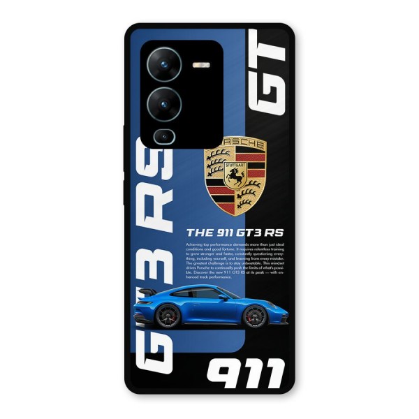 Hyper Car Metal Back Case for Vivo V25 Pro