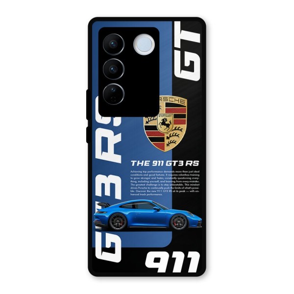 Hyper Car Metal Back Case for Vivo V27