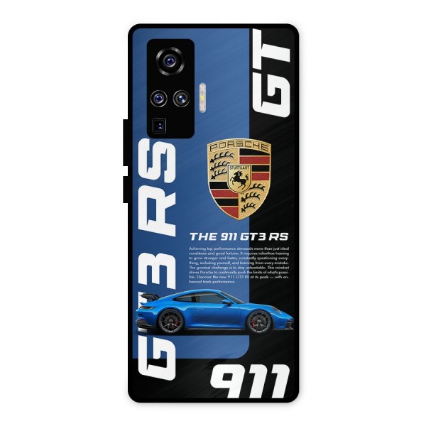 Hyper Car Metal Back Case for Vivo X50 Pro