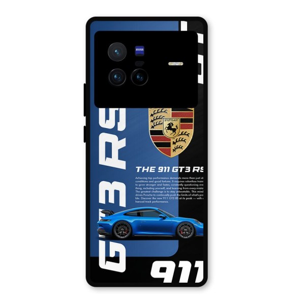 Hyper Car Metal Back Case for Vivo X80