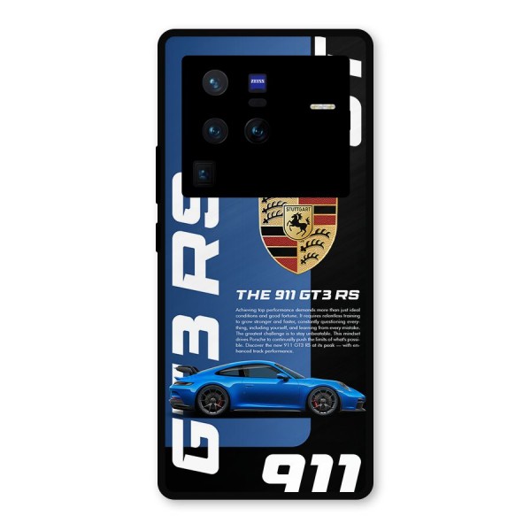 Hyper Car Metal Back Case for Vivo X80 Pro