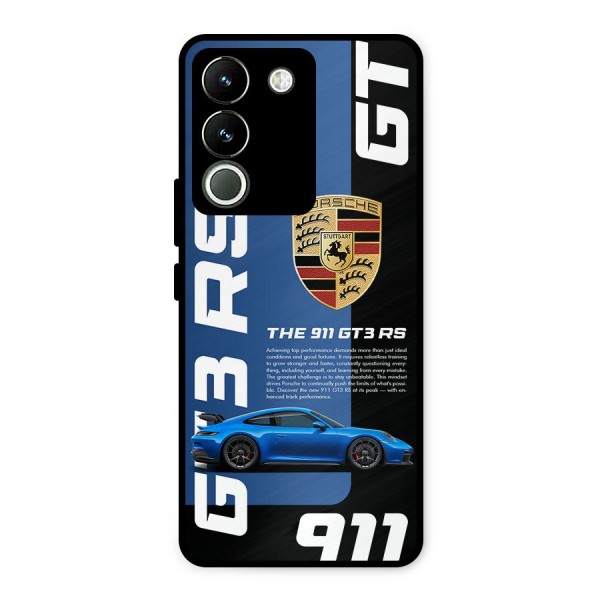 Hyper Car Metal Back Case for Vivo Y200