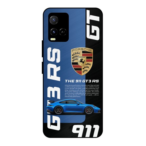 Hyper Car Metal Back Case for Vivo Y21