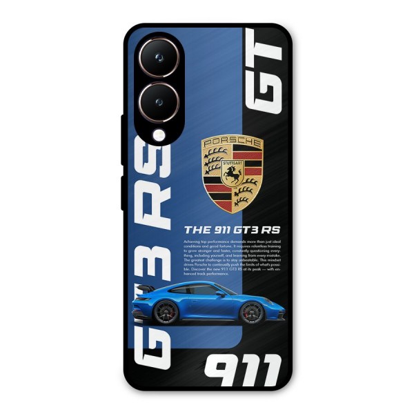 Hyper Car Metal Back Case for Vivo Y28