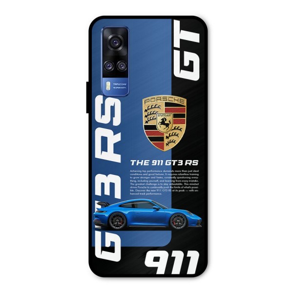 Hyper Car Metal Back Case for Vivo Y31