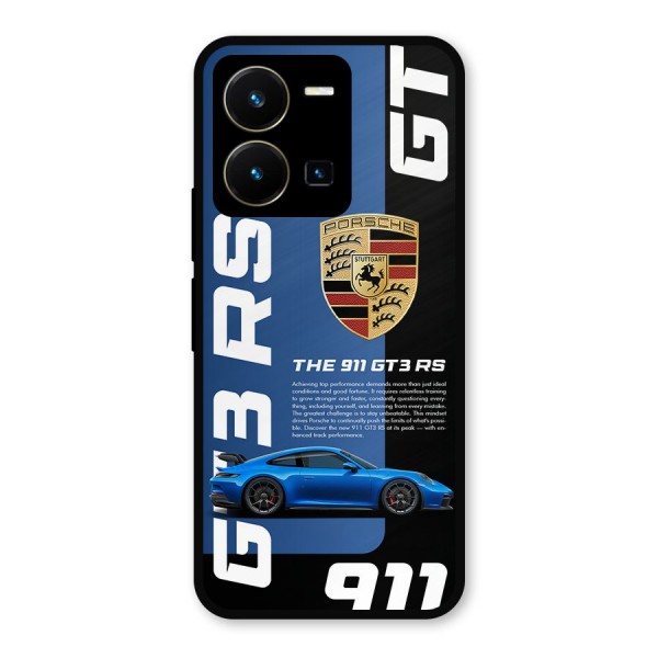 Hyper Car Metal Back Case for Vivo Y35