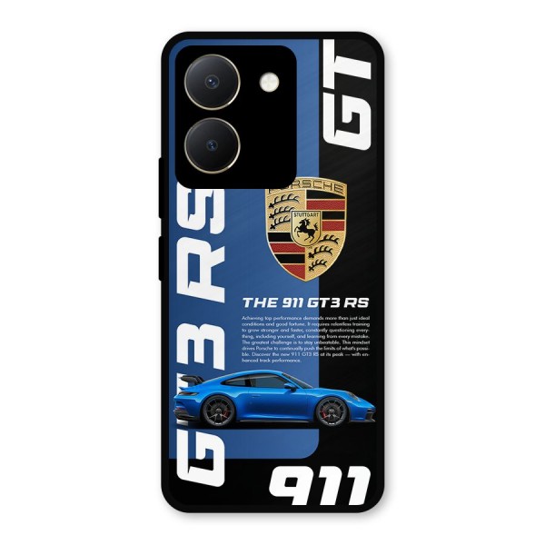 Hyper Car Metal Back Case for Vivo Y36