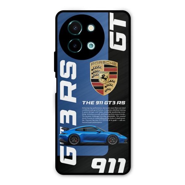 Hyper Car Metal Back Case for Vivo Y58