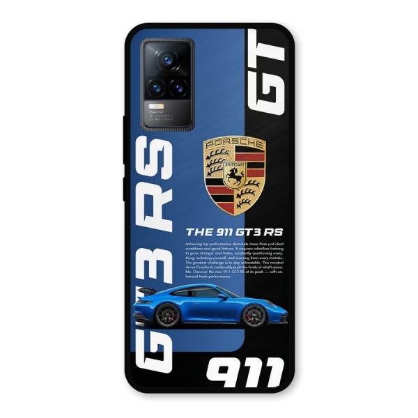 Hyper Car Metal Back Case for Vivo Y73