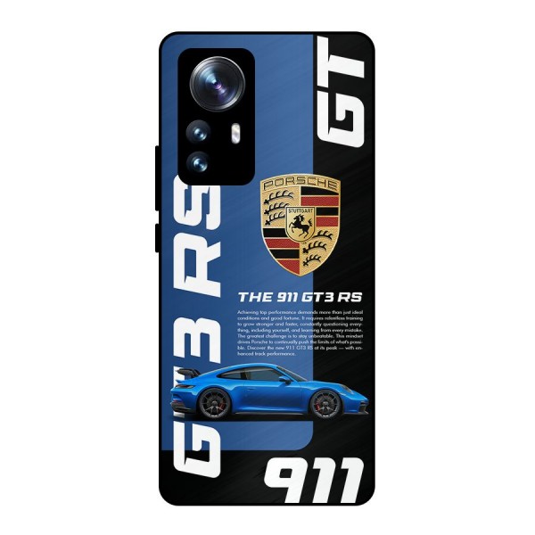 Hyper Car Metal Back Case for Xiaomi 12 Pro