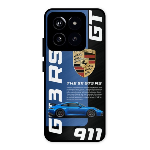 Hyper Car Metal Back Case for Xiaomi 14