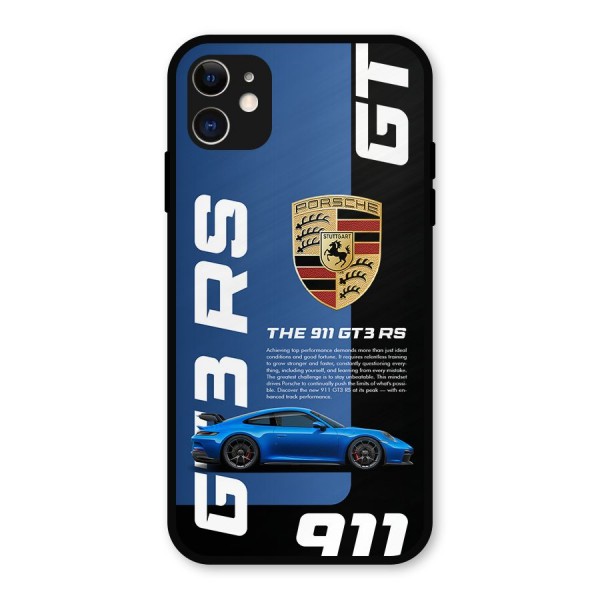 Hyper Car Metal Back Case for iPhone 11