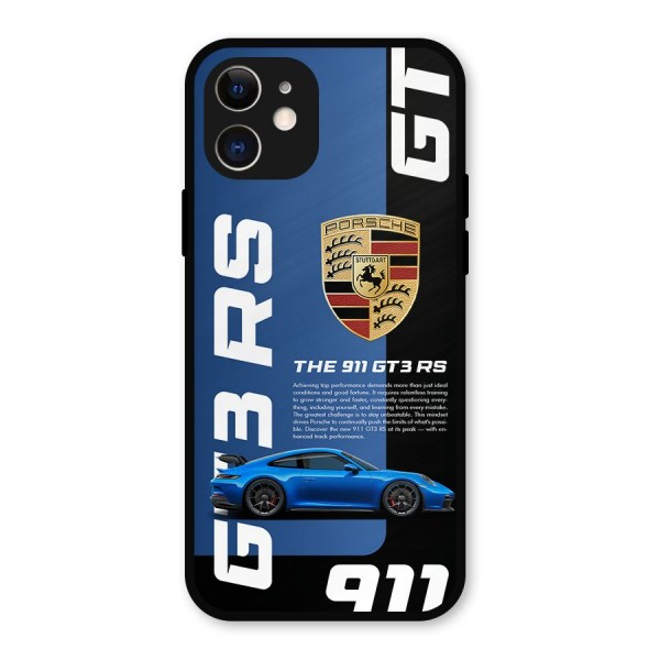 Hyper Car Metal Back Case for iPhone 12