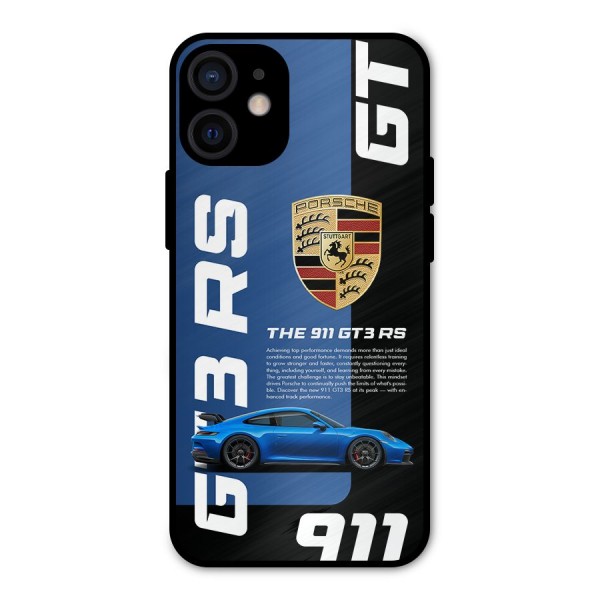 Hyper Car Metal Back Case for iPhone 12 Mini