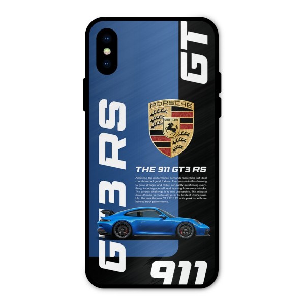 Hyper Car Metal Back Case for iPhone X