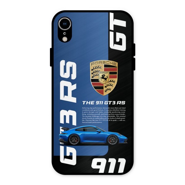 Hyper Car Metal Back Case for iPhone XR