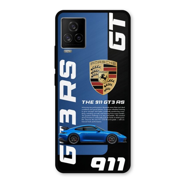 Hyper Car Metal Back Case for iQOO 7 Legend 5G