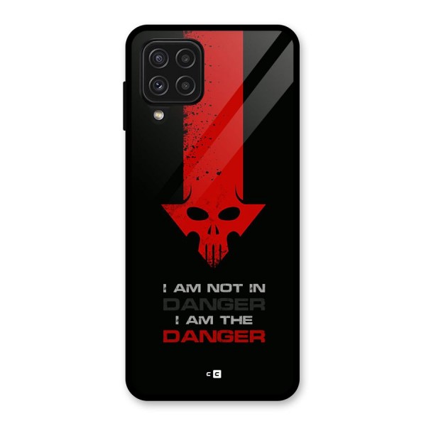 I Am Danger Glass Back Case for Galaxy A22 4G