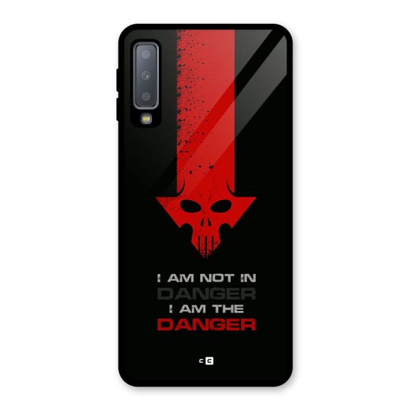 I Am Danger Glass Back Case for Galaxy A7 (2018)