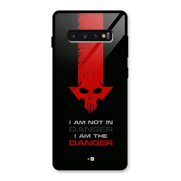 I Am Danger Glass Back Case for Galaxy S10 Plus