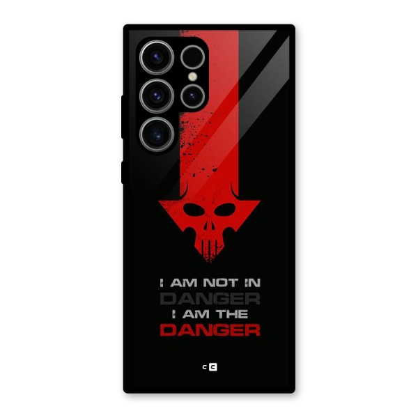 I Am Danger Glass Back Case for Galaxy S23 Ultra