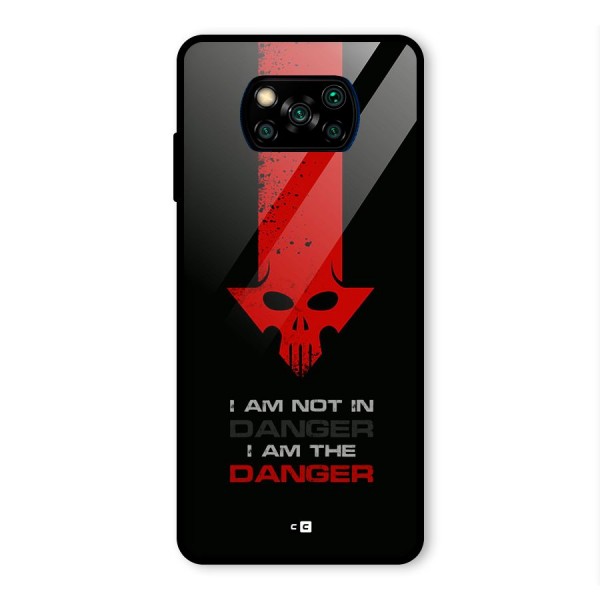 I Am Danger Glass Back Case for Poco X3 Pro