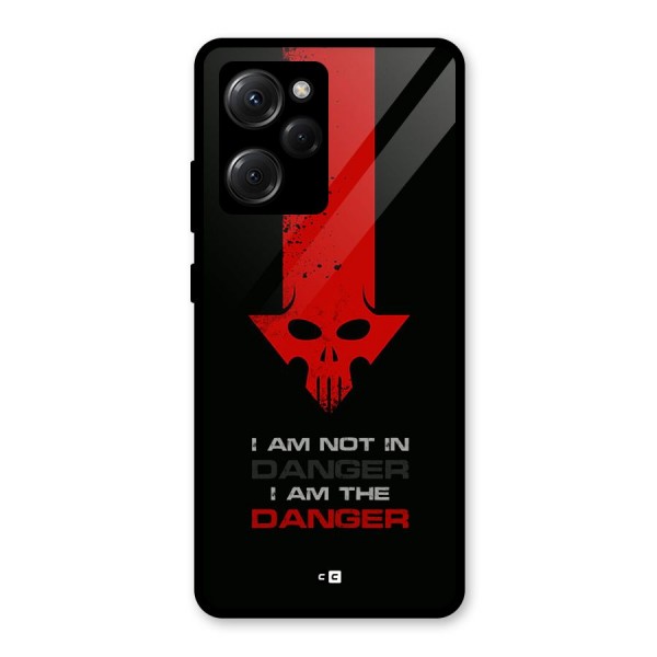 I Am Danger Glass Back Case for Poco X5 Pro