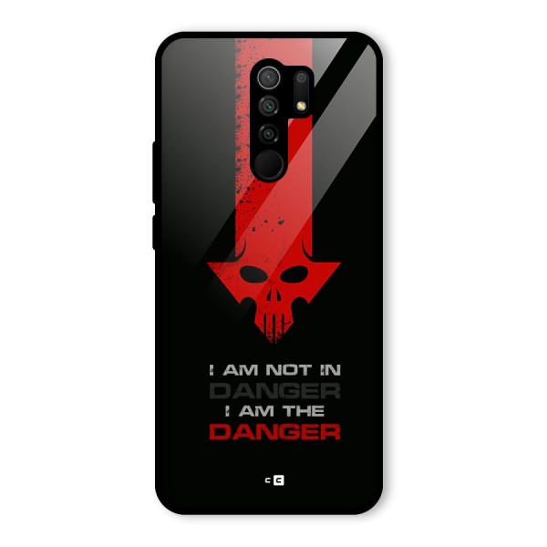 I Am Danger Glass Back Case for Redmi 9 Prime