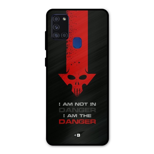 I Am Danger Metal Back Case for Galaxy A21s