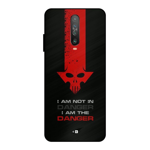 I Am Danger Metal Back Case for Poco X2