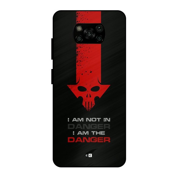 I Am Danger Metal Back Case for Poco X3