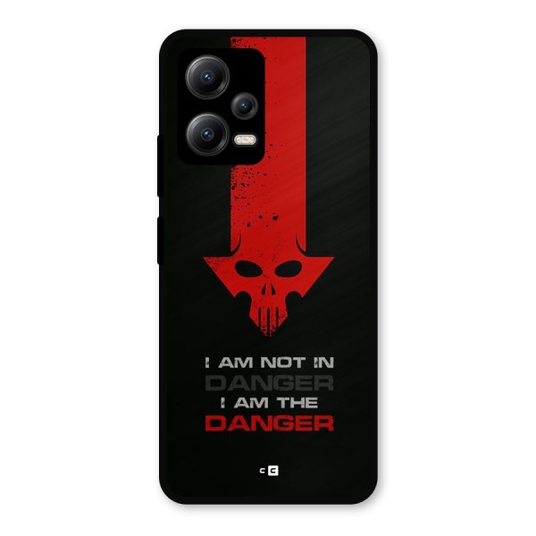 I Am Danger Metal Back Case for Poco X5